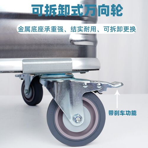 全铝合金式工具箱外出五金工具箱带轮