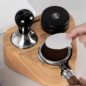 意式 咖啡手通用圆形粉碗纸二次水纸咖啡片