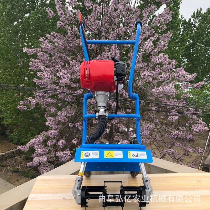 田园小型汽油松土锄草机式果车园QAH割草机汽油四冲程推大打棚松