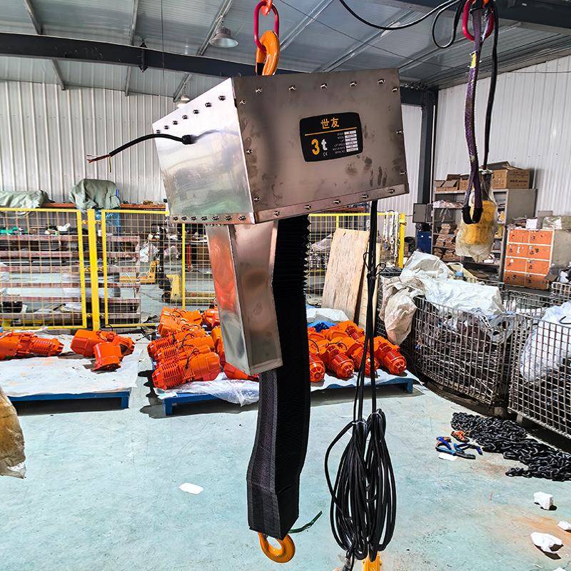 世友电动PQZ葫芦2吨280/30v电1葫芦吨2吨3t吊葫芦洁净防尘不锈钢