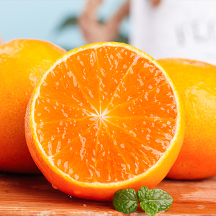 四川爱媛果冻橙新鲜橙子5斤水果当季整箱38号青见橘子官方旗舰店9