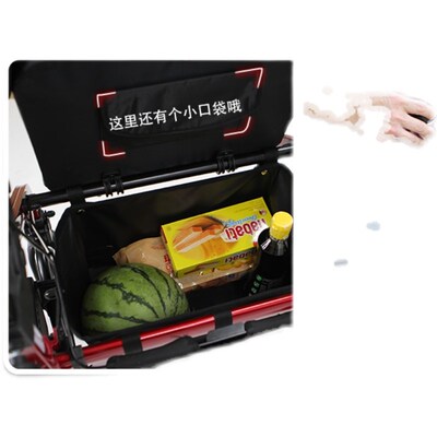 希特路老手推车老年购物车买菜车代步车轮铝合金助力车