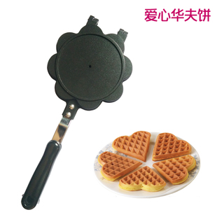 烘焙工具燃气华夫饼模具烤松饼粘烤盘松饼模具