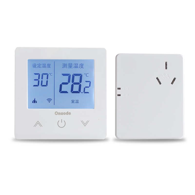 欧诺德壁挂炉温控器线地暖智能手控制温控器