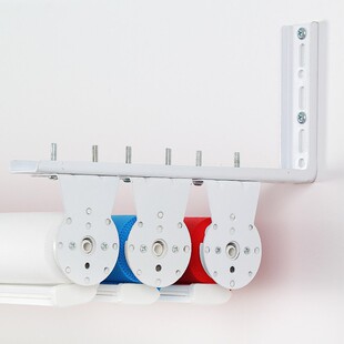 雁牌 卷帘三轴背景轴证件照快照寸照白色摄影背景布照相布手动架