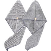 条纹干发帽女超强吸水速干包头发干发巾擦头毛巾新款 大