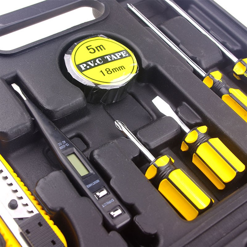 家用12件套工具箱车载工具箱家用工具盒家庭工具组合套装