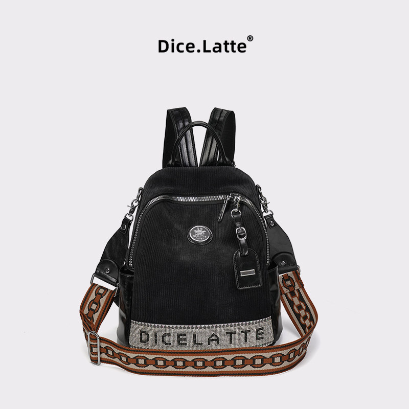 迪艾蔻新款时尚女包大容量双肩包休闲百搭包包女单肩斜跨包书包女 - 迪艾蔻旗舰店出品