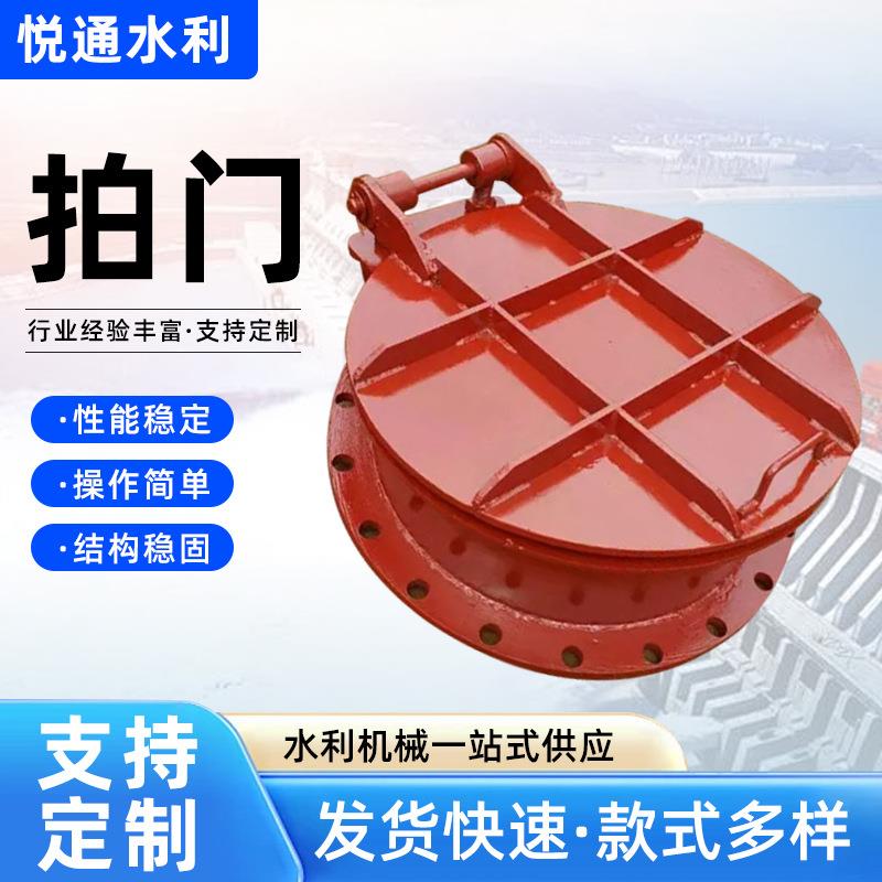 铸铁拍门污水管道高强度水电站拍门雨水管道排水防倒灌铸铁拍门