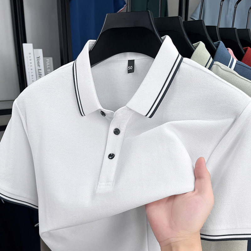 【书婷福利局】男士夏季翻领短袖POLO衫 L25837D