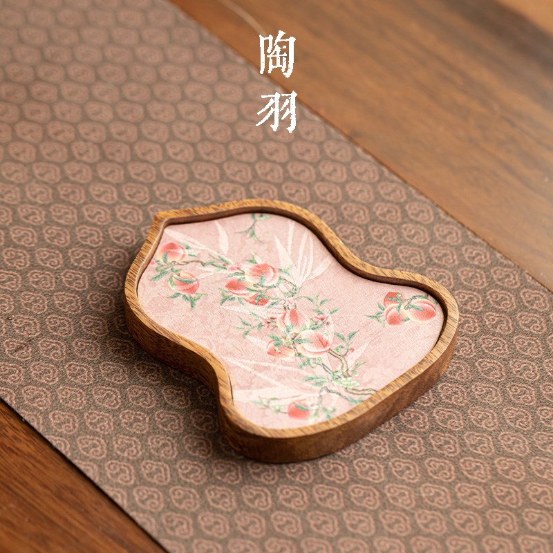 福禄干泡小茶台复古壶承干泡盘功夫茶具茶盘盘隔热垫子壶