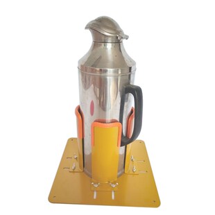 轿车货车司调节热水瓶防倒架暖壶支架加厚免固定底座