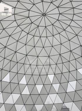 35米直节日活销动球形帐篷 白色穹顶帐径篷厂家直 镀锌管圆帐形篷