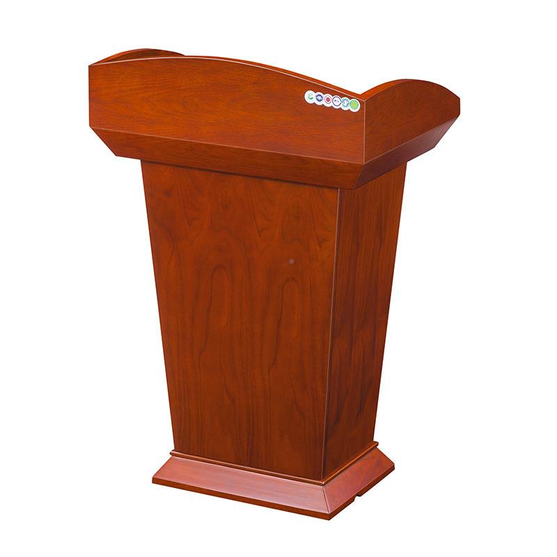 主席会台议桌子台培训桌演讲领桌导RJV发言台油漆主讲桌会议室贴