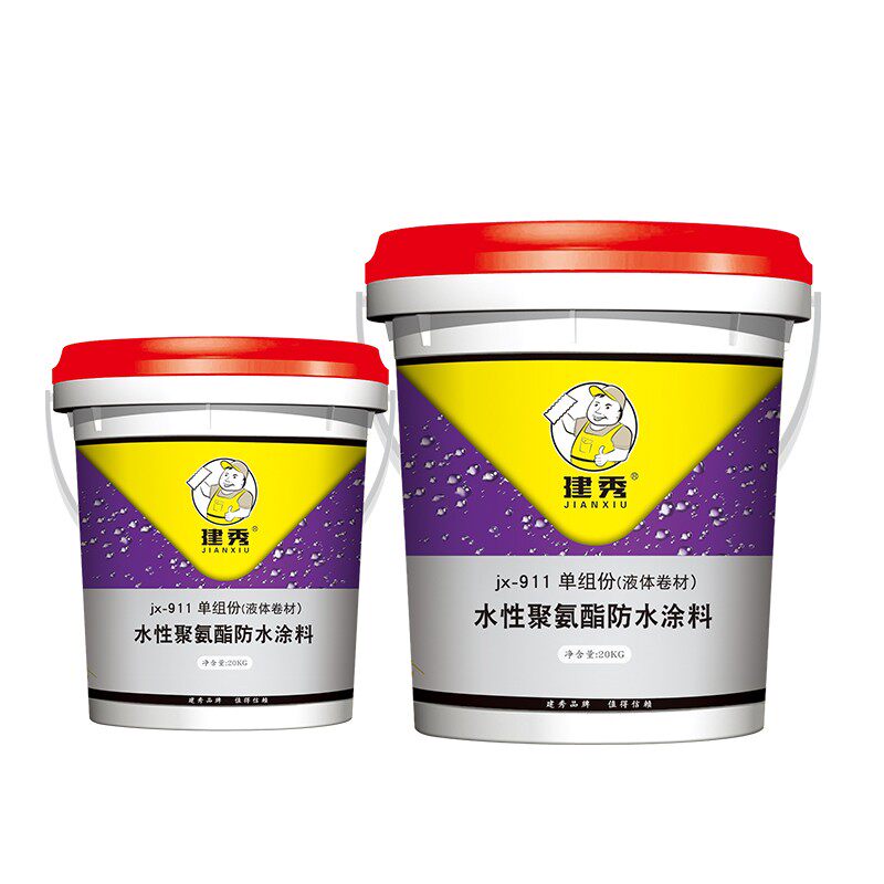 建秀防水涂料屋顶裂缝防水补漏涂料水性外墙防水补漏 - 实物图