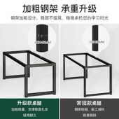 餐桌长方形小户型现代仿实木饭厅餐桌椅客厅吃饭桌子