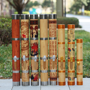 云南竹子水烟筒十八怪礼品烟具大中小火把节民族风龙腾水烟筒
