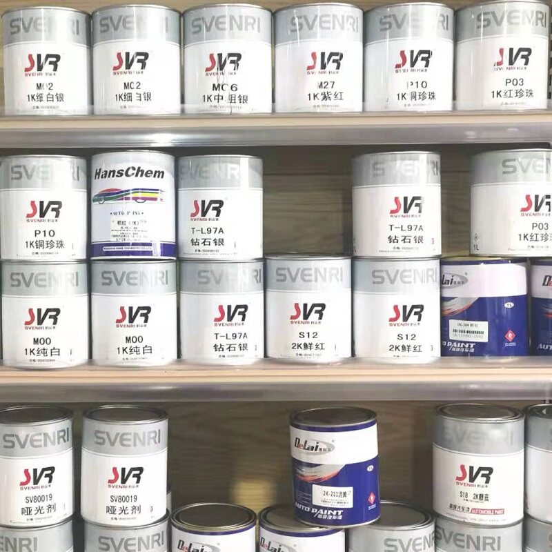时运来汽车油漆工业漆烤漆广告漆电脑调漆汽车漆色母珍珠漆金属漆
