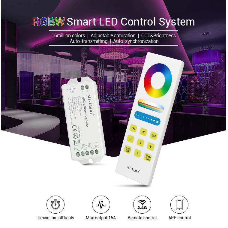 MILIGHT FUT044A RGBW 智能led控制系统 RGBW套装控制器