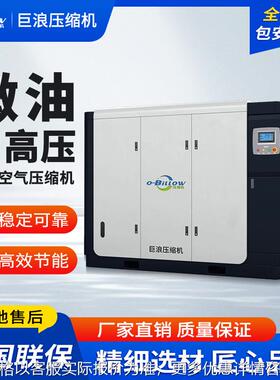巨浪永磁变频空压机中高压30Mpa40Mpa压缩机工业级大型螺杆静音