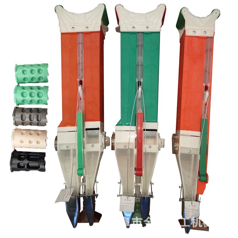 手提式玉米种子点播机双桶带施肥播种器手提式播种机