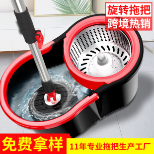 溯源吸水拖布桶平板旋转拖把家用懒人免手洗拖地拖把套装