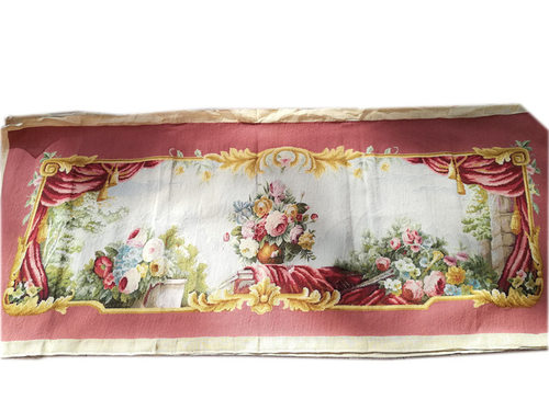 纯羊毛手工绒绣沙发套 Needlepoint 法式乡村卧室
