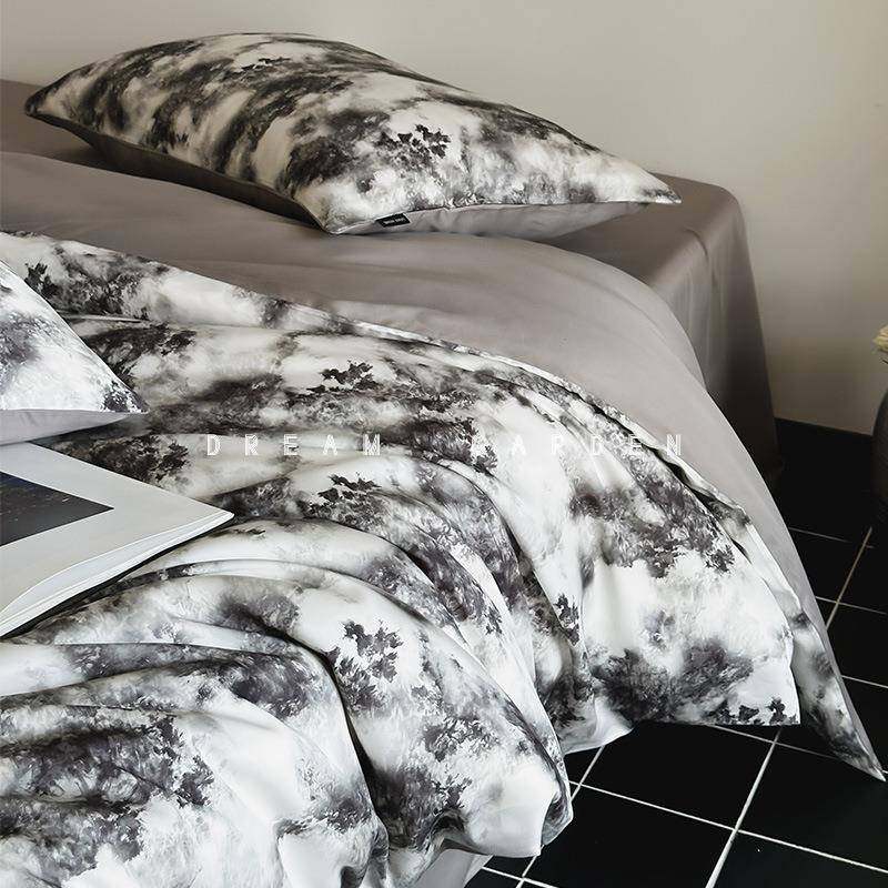 诗和远方法式凉感双面天丝四件套丝滑印花被套冰丝床单床上用品,机械设备,其他机械设备,淘宝优惠券,粉丝福利购,淘宝优惠卷