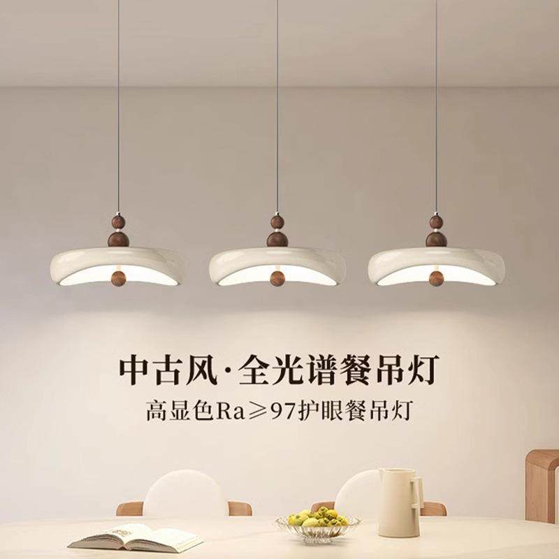 中古法式餐厅吊灯饭厅吧台灯三头长条奶油风飞碟灯餐桌灯中山灯具,纺织面料/辅料/配套,纺织机械配件,淘宝优惠券,粉丝福利购,淘宝优惠卷