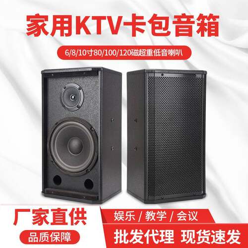QIASHENG中小型会议室音响舞台教室家庭KTV卡拉OK带功放音箱