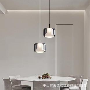 玻璃小吊灯 个性 新款 后现代创意简约餐厅卧室吧台楼梯间设计师款