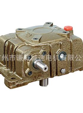 WPDX80-40蜗轮蜗杆减速机配0.75KW三相电动机出轴向下带联接法兰