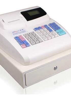 全文中崎ECR800电子收款机收银机餐饮市服装奶茶店可打店标