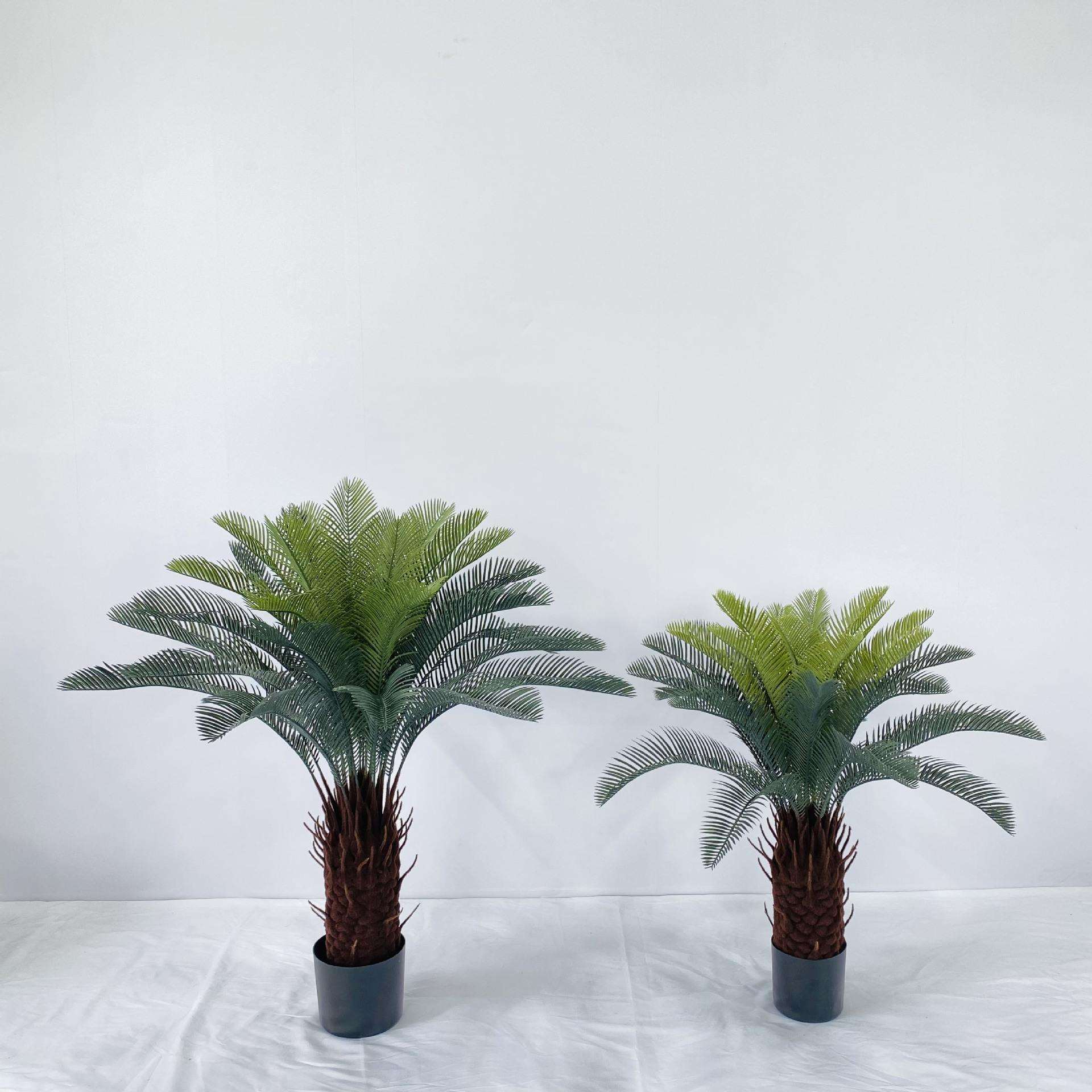 仿真苏铁树盆栽室内绿植盆景造景装饰客厅落地摆件室内假绿植铁树