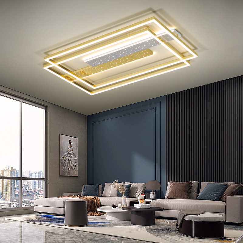 客厅灯北欧网红创意星星led大厅灯简约现代轻奢卧室房间吸顶灯具