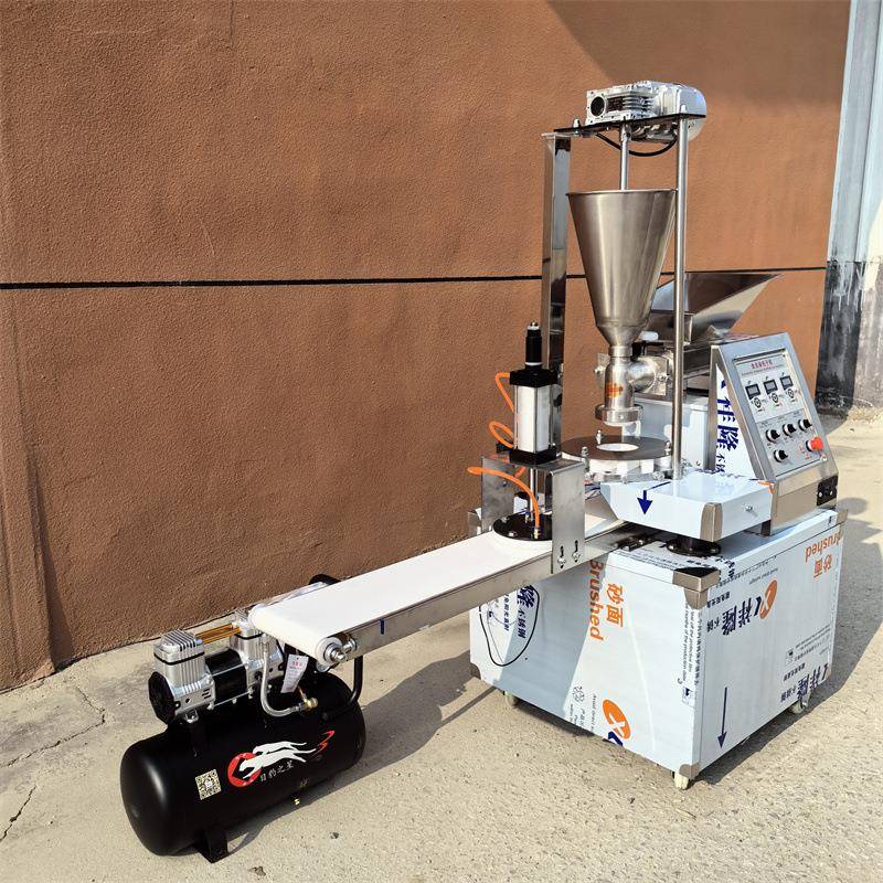 商用不锈钢包子馅饼一体机新款小型大包子机学校食堂用捏花包子机