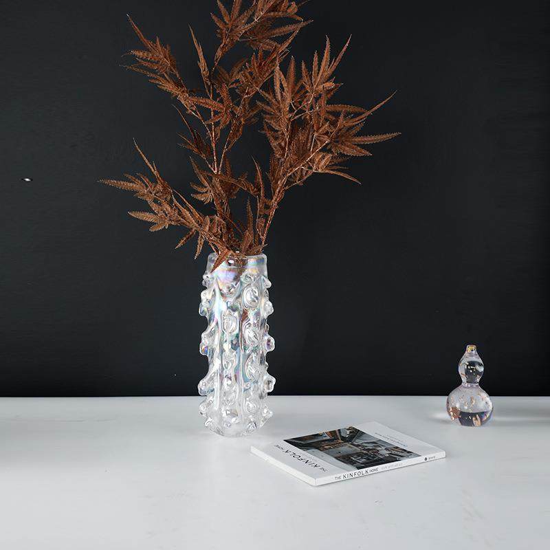 现代简约轻奢抽象玻璃花瓶摆件样板房客厅玄关干花器家居装饰摆设,纺织面料/辅料/配套,纺织机械配件,淘宝优惠券,粉丝福利购,淘宝优惠卷