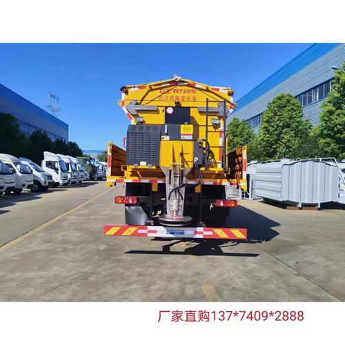 国六市政道路扫雪滚刷除雪车扫雪铲融雪撒布机东风天锦除雪车