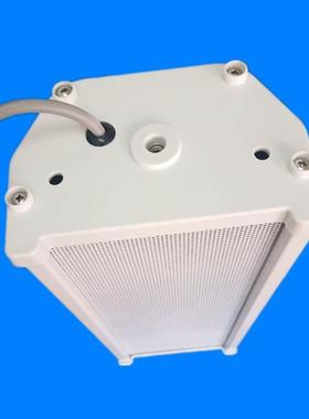 楚海鸿锋35W白色室外防水铝合金音柱定压定阻扬声器挂墙音箱