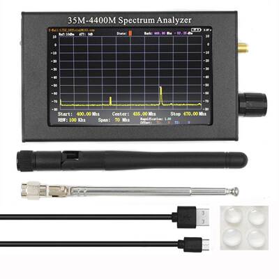 4.3英寸TFT彩色液晶屏手持便携频谱分析仪35M-4400MHz频谱仪