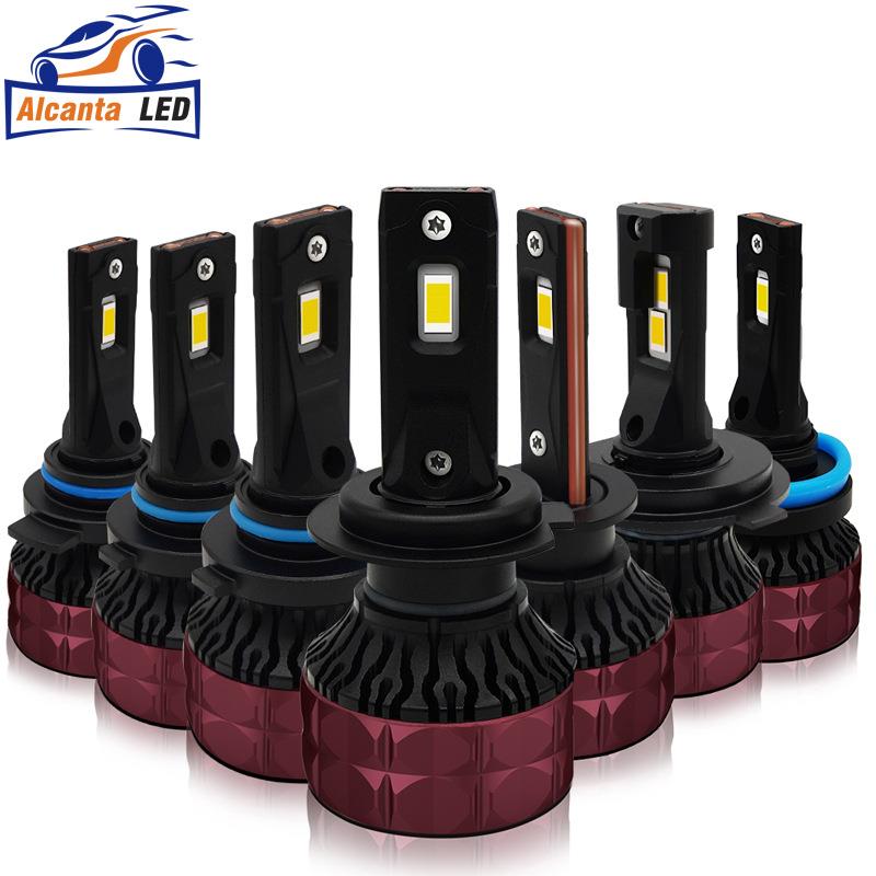 跨境新品大功率60W 高亮强光LED汽车大灯远近光一体车灯前大灯