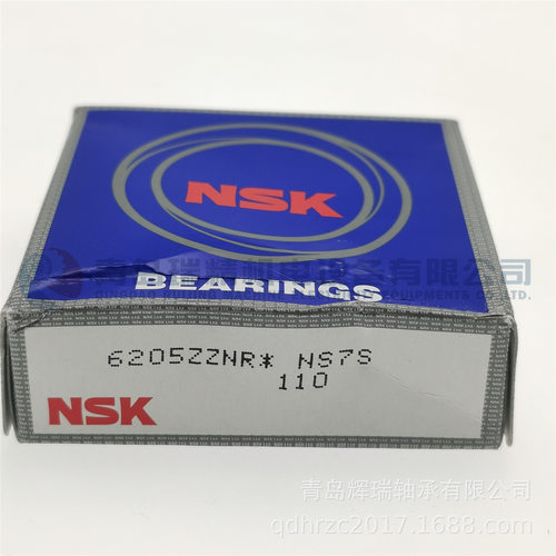 N-S-K 深沟球轴承 6205ZZNR = 6205-2ZNR 6205N 外圈带止动槽卡簧