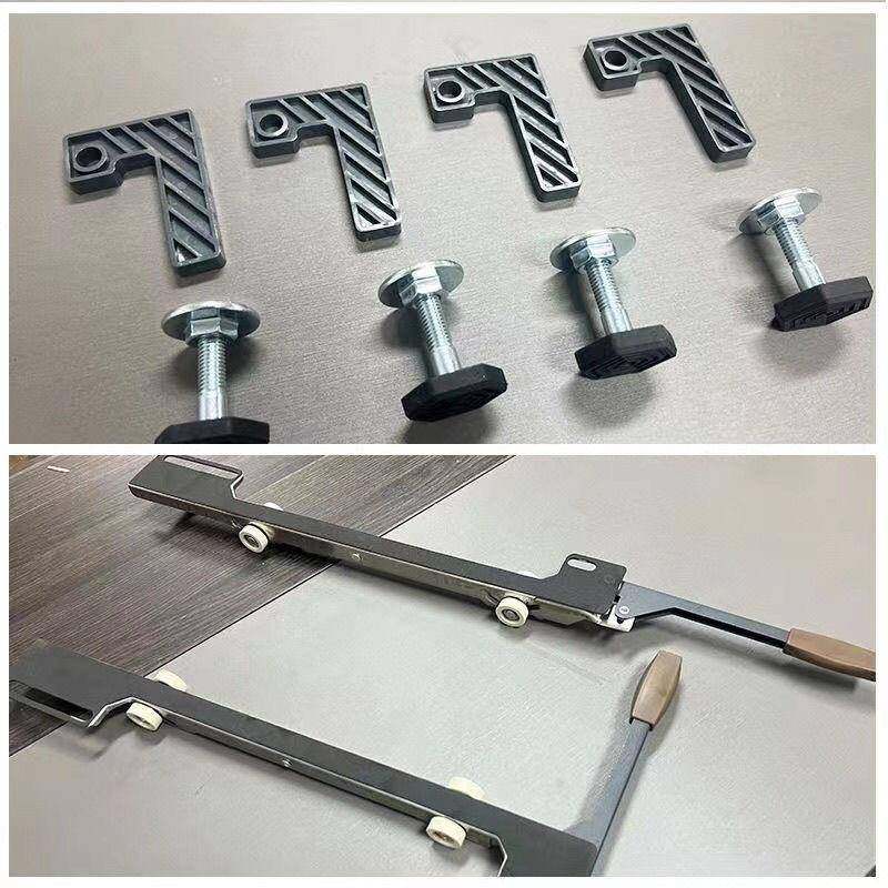 滚筒洗衣机移动支架 洗烘套装洗衣机推拉式升降底座滑轮隐形支架