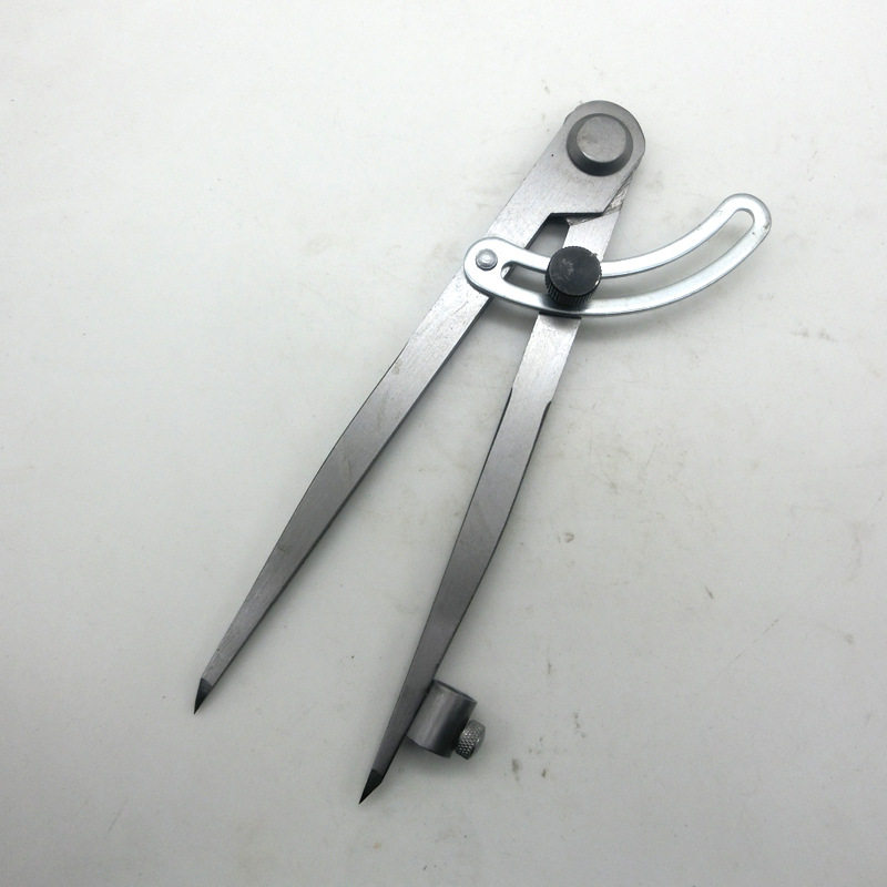 带翼划规带帽间距规划规钳 画圆规木工业划归碳钢头边线器可调节