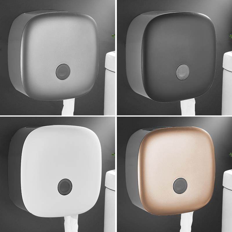 化妆室大卷纸盒壁挂式大盘酒店卫生纸盒商用公共厕所卷筒卫生纸筒