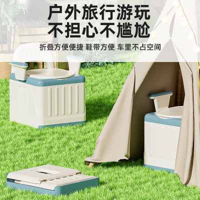 可移动老人坐便器家用老年防臭室内式马桶孕妇便盆成人坐便椅