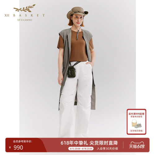 十二篮拉链收腰工装连衣裙