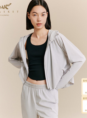 十二篮专选秋季浅灰色休闲宽松时尚运动百搭减龄宽松舒适外套