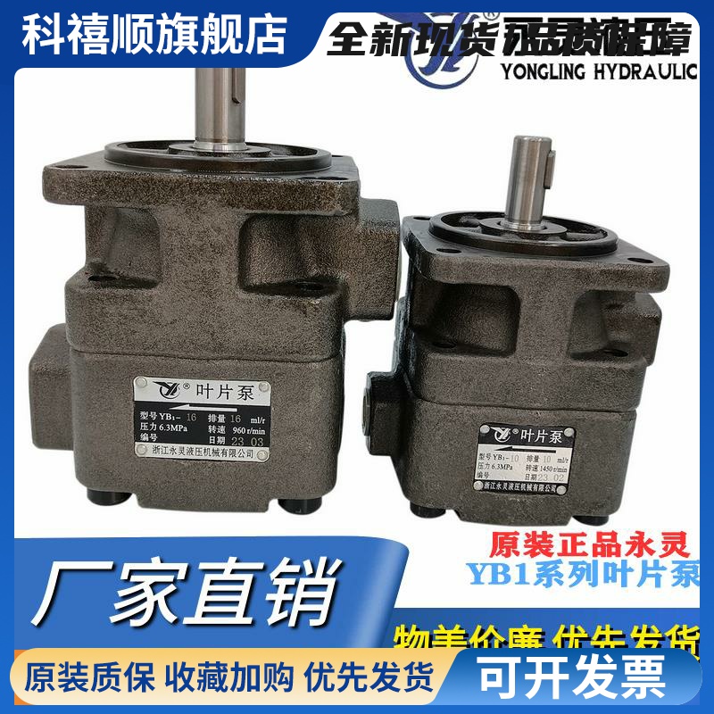 仙居YCL永灵YB1-25/6.3/10/12.5/16/20/32/63/80/100/125叶片泵