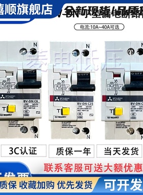 原装正品小型漏电断路器BV-DN 2P(1P+N) 10A 16A 20A绝不售假